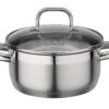 GSW Bratentopf FOGO mit Glasdeckel 20cm