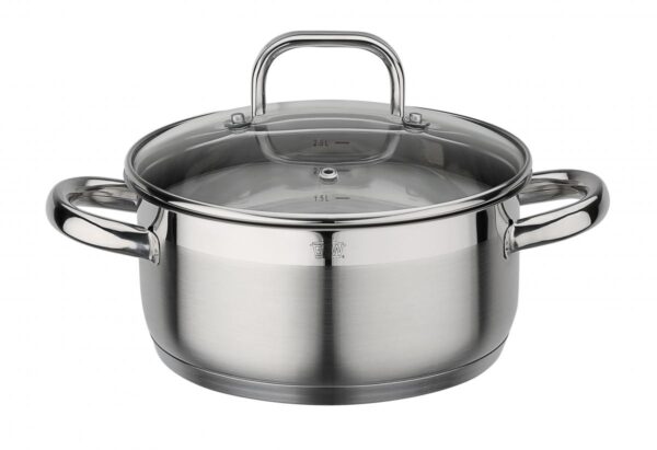 GSW Bratentopf FOGO mit Glasdeckel 20cm