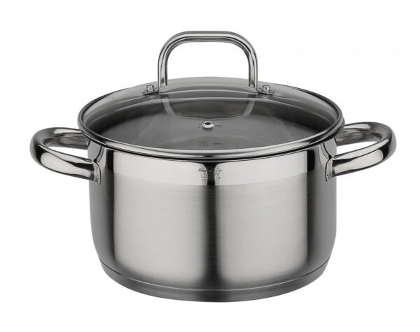 4005643868358-1 GSW Fleischtopf FOGO mit Glasdeckel 20cm