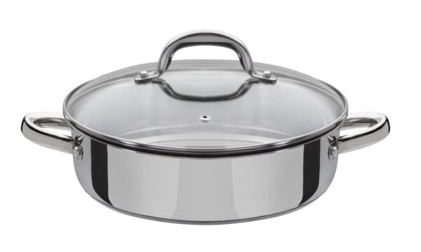 GSW Servierpfanne Montreal mit Glasdeckel 24cm