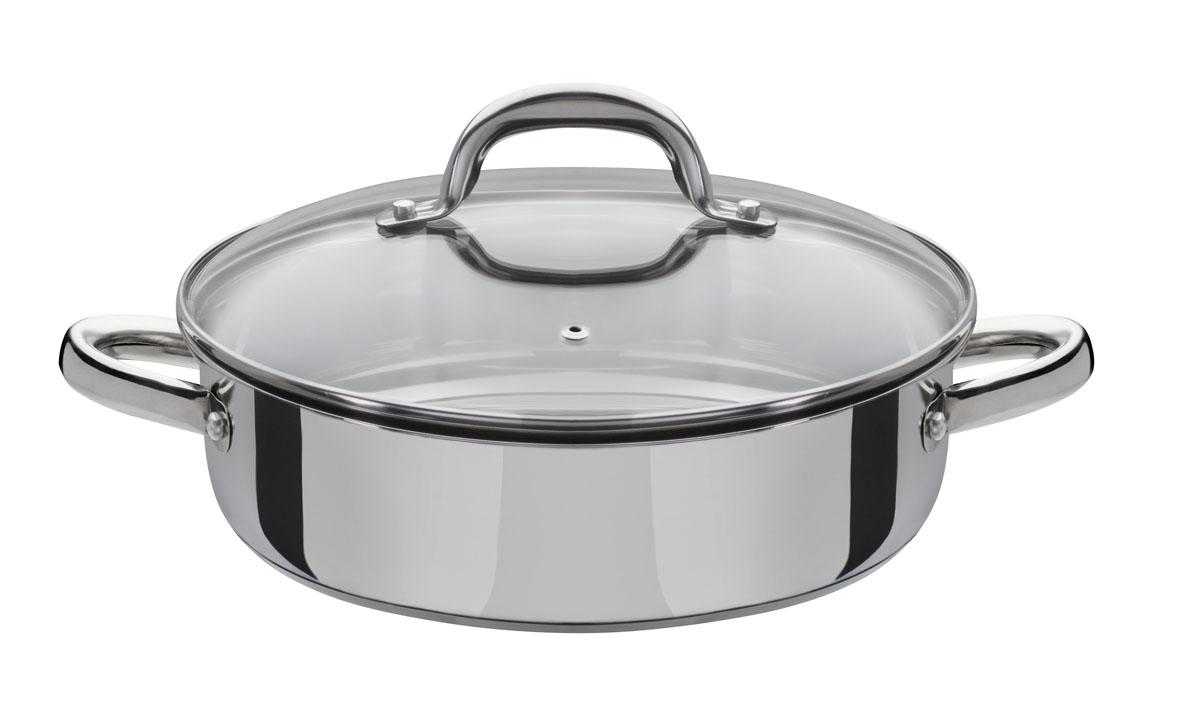 GSW Servierpfanne Montreal mit Glasdeckel 24cm