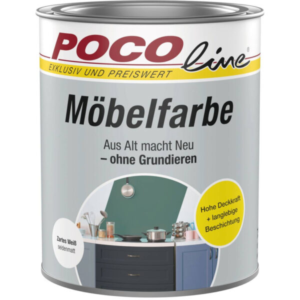 POCOline Buntlack zartes weiß ca. 0,75 l