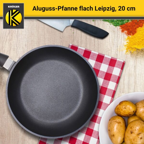 4006776046125-3 Karl Krüger Aluguss Pfanne flach LEIPZIG, 20 cm