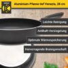 Karl Krüger Aluminium Pfanne Venezia tief, 28 cm