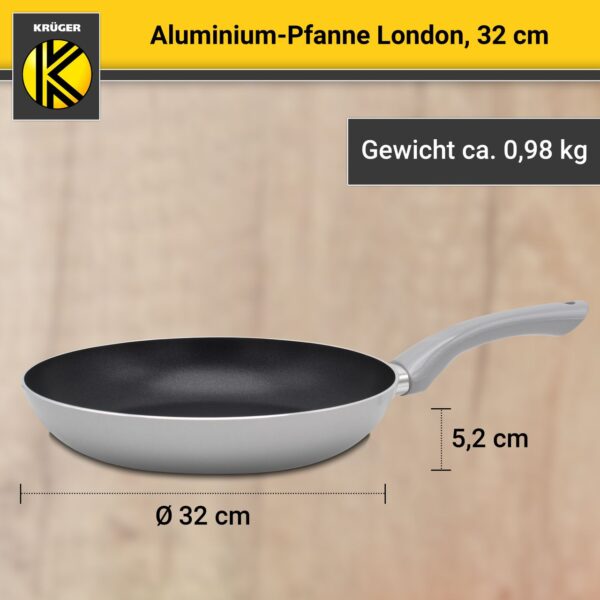 Karl Krüger Aluminium Pfanne London, 32 cm