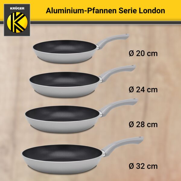 Karl Krüger Aluminium Pfanne London, 32 cm