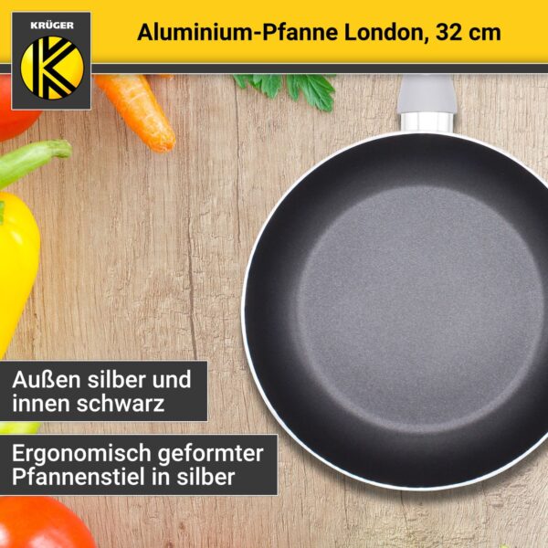 Karl Krüger Aluminium Pfanne London, 32 cm