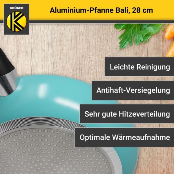 4006776122287-5 Karl Krüger Aluminium Pfanne Bali, 28 cm