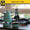 Karl Krüger Aluguss Kochtopf Set 17 tlg., mint