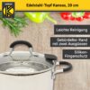 Karl Krüger Edelstahl Fleischtopf Kansas 20 cm