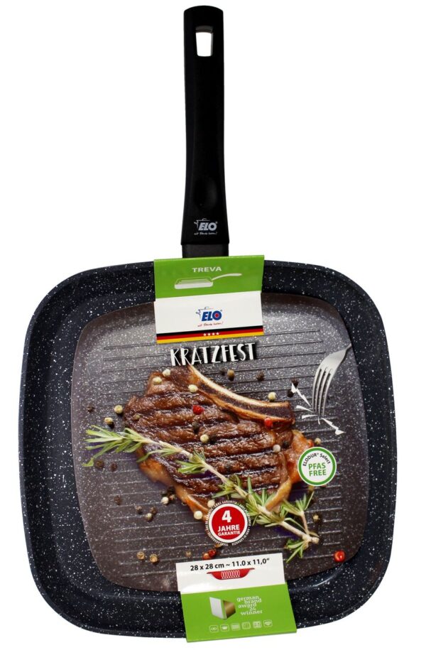 Elo Pfannen Set 2-tlg. (Grillpfanne + Servierzange)