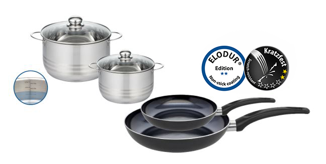 Elo 4tlg. Topf – und Pfannen Set