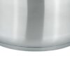 Detailaufnahme des Induktionsboden des Topfes, stehend, frontal