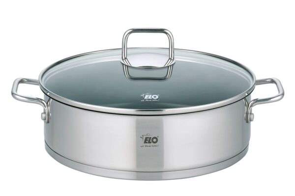 Elo Servierpfanne mit Glasdeckel 28cm "Citrin"