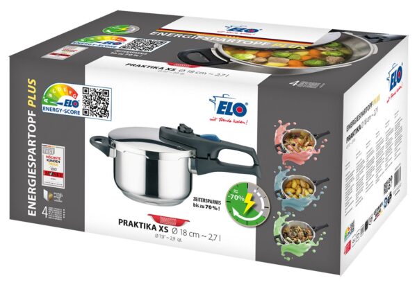 Elo Schnellkochtopf 2,7L/18cm "Praktika Plus XS"