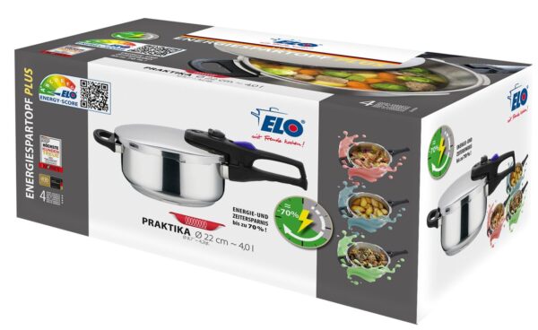 4006925994222-9 Elo Schnellkochtopf 4,0L/22cm "Praktika Plus"