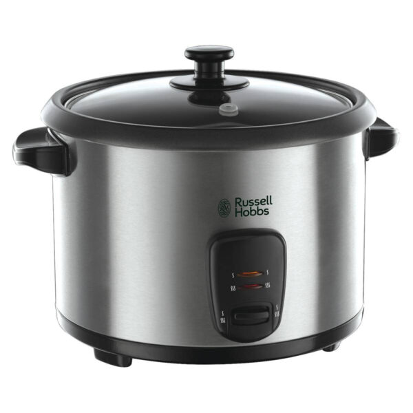 Russell Hobbs Reiskocher 19750-56 Edelstahl schwarz Edelstahl B/H/T: ca. 28x32x24,5 cm ca. 1,8 l