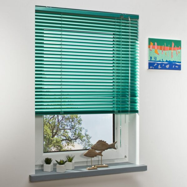 BELLA CASA Aluminium – Jalousie, grün, 160 x 160 cm