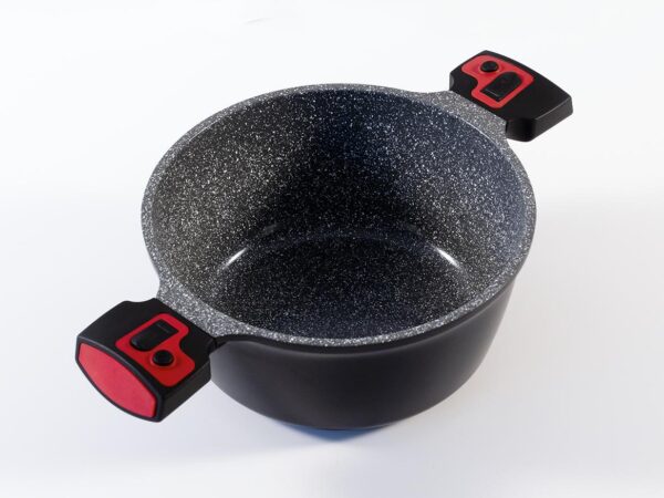 King Click-Grip Kochtopf Aluguss mit Keramikbeschichtung Ø28cm