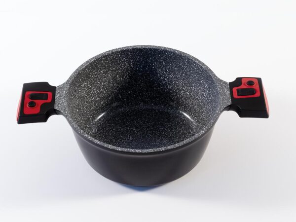 King Click-Grip Kochtopf Aluguss mit Keramikbeschichtung Ø28cm