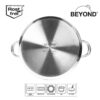 STONELINE® BEYOND® Edelstahl Kochtopf 24 cm, mit Glasdeckel und herausnehmbarem Siebeinsatz