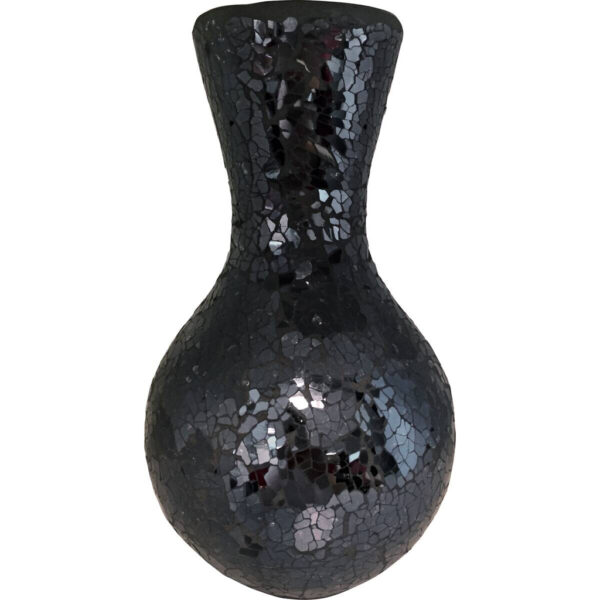POCOline Vase schwarz Glas B/H/L: ca. 15x27x15 cm