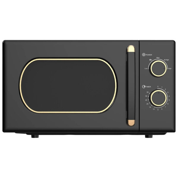 POCOline Mikrowelle C20MXP17-E70 schwarz Metall B/H/L: ca. 32,6x26,3x45,6 cm ca. 20 l
