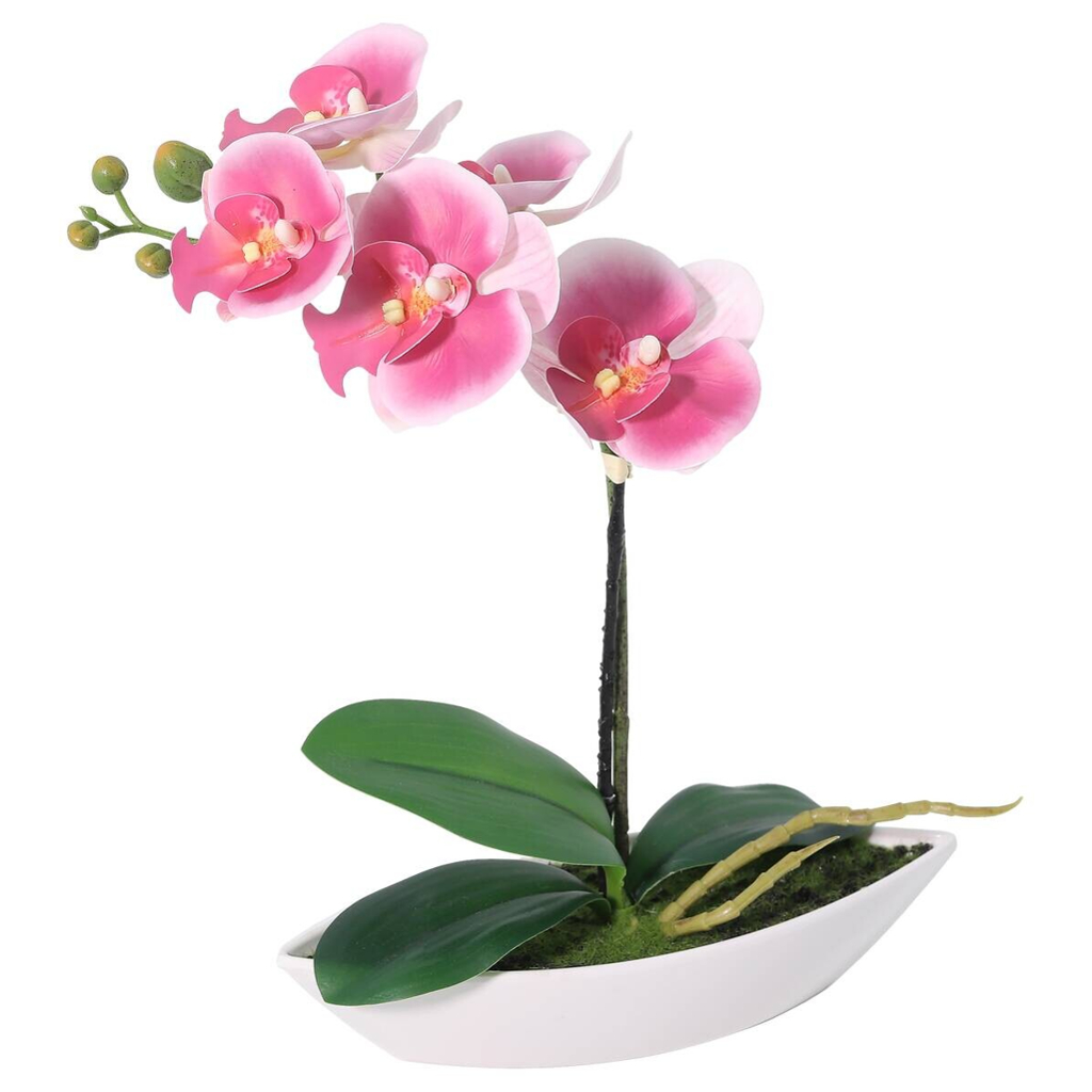 Kunstpflanze Orchidee lila Kunststoff B/H/L: ca. 8x30x24 cm