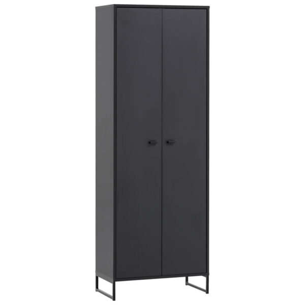 Schuhschrank Janne schwarz matt B/H/T: ca. 60,2x169,7x33 cm