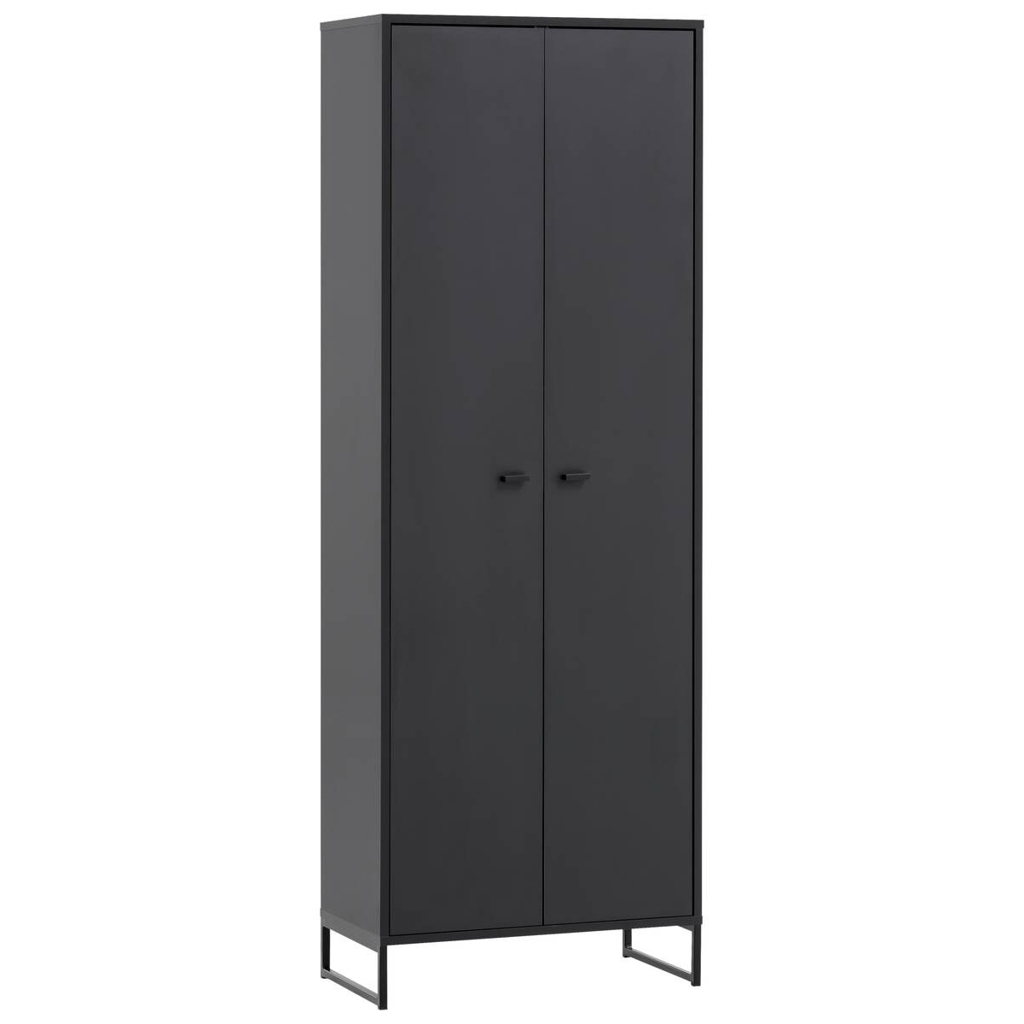 Schuhschrank Janne schwarz matt B/H/T: ca. 60,2x169,7x33 cm