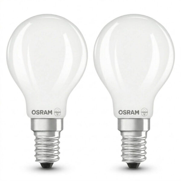 OSRAM LED-Leuchtmittel BASE Classic P AC32457 2er Pack E14