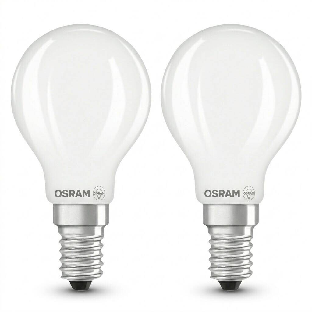 OSRAM LED-Leuchtmittel BASE Classic P AC32457 2er Pack E14