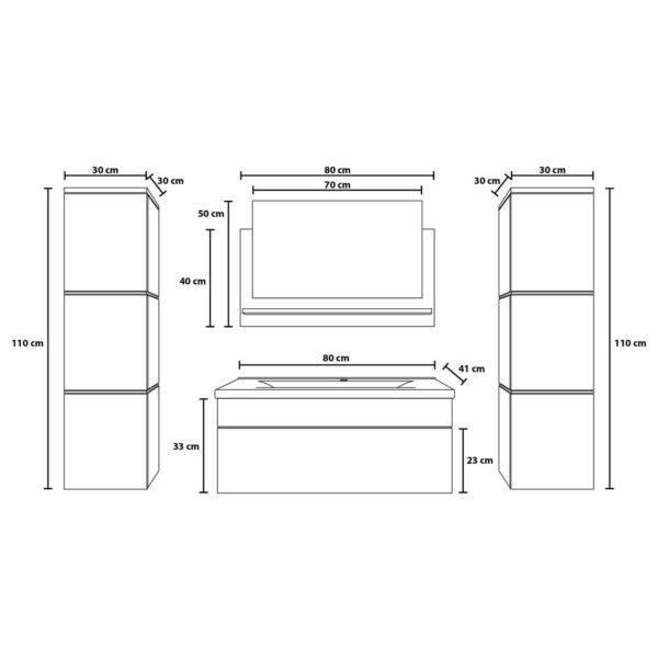4058166055958-10 Home Deluxe Badmöbel WANGEROOGE BIG 80 cm XL – schwarz