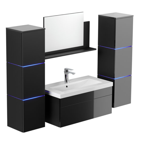 4058166055958-2 Home Deluxe Badmöbel WANGEROOGE BIG 80 cm XL – schwarz