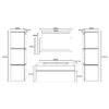 4058166073228-6 Home Deluxe Badmöbel WANGEROOGE BIG XL – Holz