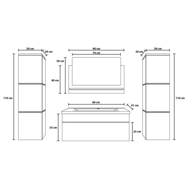 4058166073228-6 Home Deluxe Badmöbel WANGEROOGE BIG XL – Holz