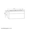 4058166164162-2 Home Deluxe Badmöbel WANGEROOGE S – Grau