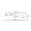4058166164162-5 Home Deluxe Badmöbel WANGEROOGE S – Grau