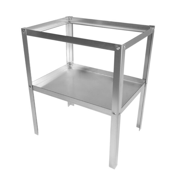 Lemodo Untergestell für Räucherofen Stahl 41, 5x29, 5x50 cm, Tisch für Kalträucherofen
