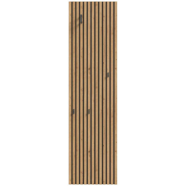Garderobenpaneel Delton Eiche Artisan Nachbildung B/H/T: ca. 51x192x22 cm Garderobenpaneel Delton Eiche Artisan Nachbildung B/H/T: ca. 51x192x22 cm