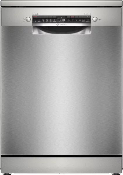 Bosch SMS6TCI00E Standspüler 60cm silber – inox EEK: A Silver Inox Trocknung: Wärmetauscher+Troc