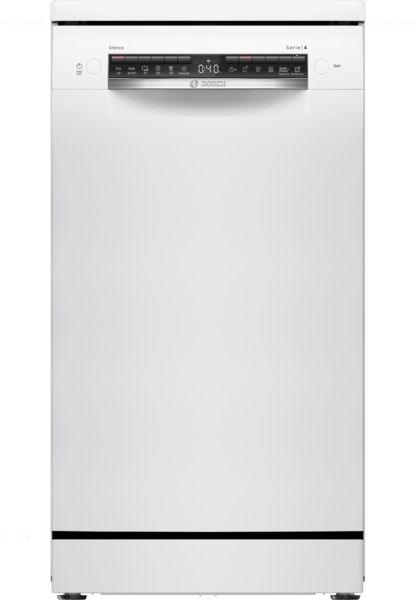 Bosch SPS4HKW49E Standspüler 45cm weiß EEK: E weiß Trocknung: Wärmetauscher Geräusch