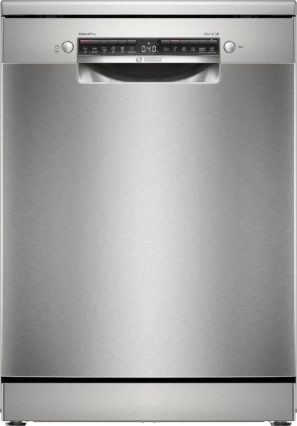 Bosch SMS4EMI06E Standspüler 60cm silber – inox EEK: B edelstahlfarbig lackiert Trocknung: Wärme