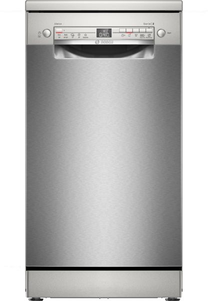 Bosch SPS2HKI42E Standspüler 45cm Inox EEK: E edelstahlfarbig lackiert Trocknung: Wärme