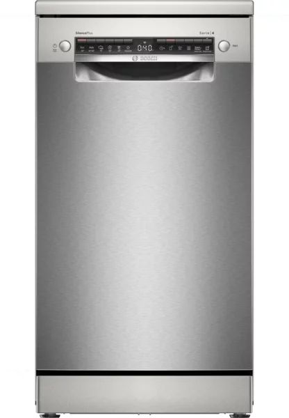 Bosch SPS4HMI49E Standspüler 45cm silber inox EEK: E edelstahlfarbig lackiert Trocknung: Wärme