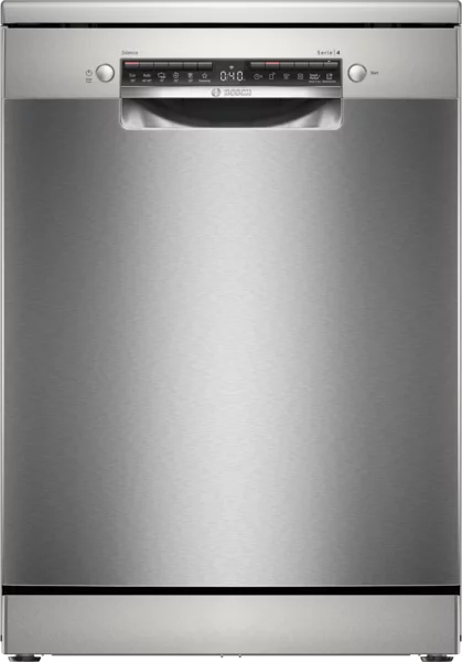 Bosch SMS4HVI00E Standspüler 60 cm silber inox EEK: D edelstahlfarbig lackiert Trocknung: Wärme