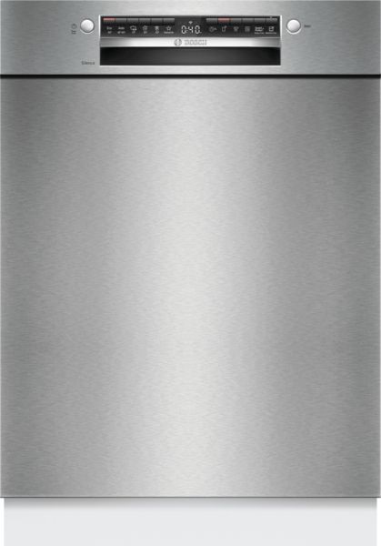 Bosch SMU4HVS00E Unterbauspüler 60cm Edelstahl EEK: D grau Trocknung: Wärmetauscher Geräusch