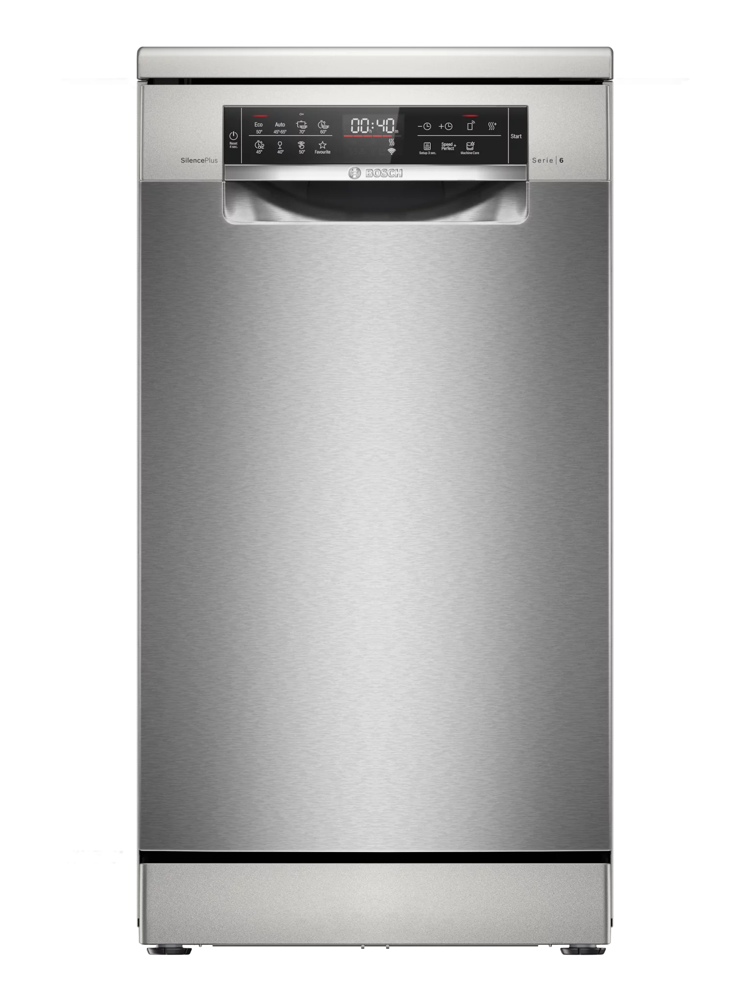 Bosch SER6 SPS6EMI21E Freistehender Geschirrspüler 45 cm Gebürsteter Sta