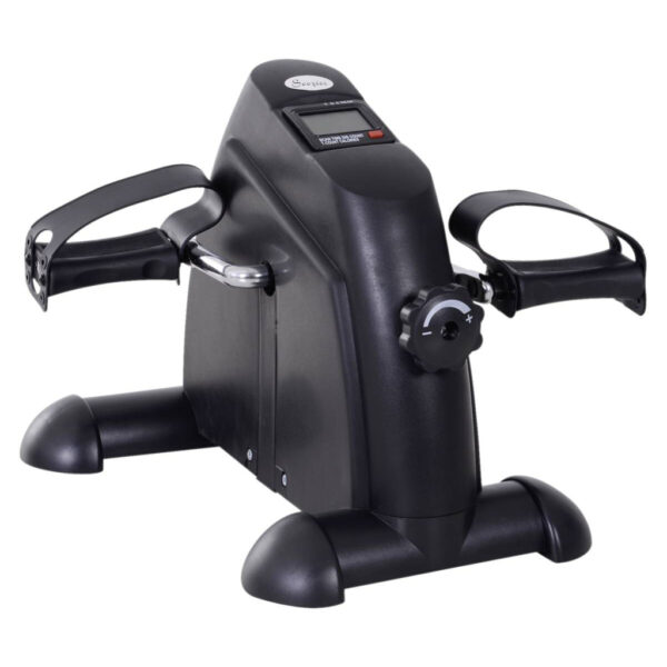 HOMCOM Pedaltrainer schwarz Metall B/H/T: ca. 39x31x40 cm
