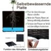 4250871299386-3 Outsunny Hochbeet, pflanzkasten mit Abflusslöchern, blumenkasten im Rattan – Look